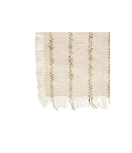 Set de Table Déco Jute 30x45cm Blanc
