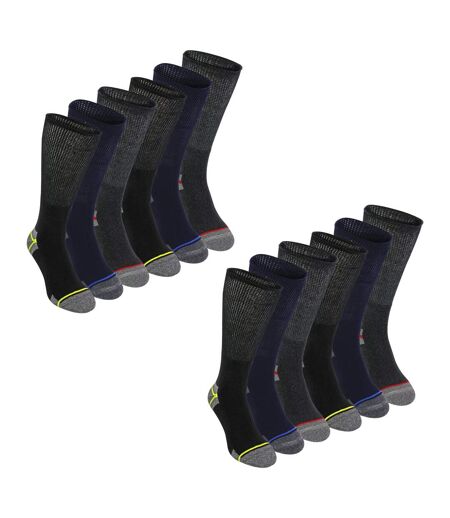 Multipack Mens Diabetic Work Socks | Non Elastic Breathable Diabetic Socks