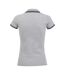 Polo Pasadena Femme Gris Chiné Bleu Marine SOLS-2