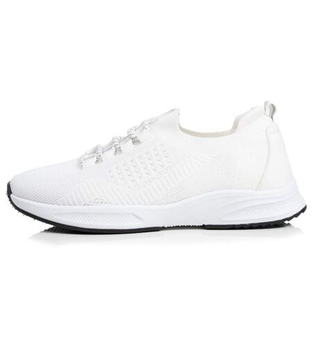 Isotoner Baskets homme slip on avec lacets, semelle mémoire de forme