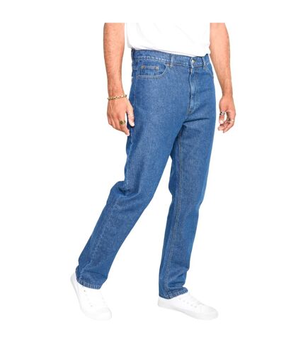 Duke Mens Rockford Comfort Fit Jeans (Stonewash)