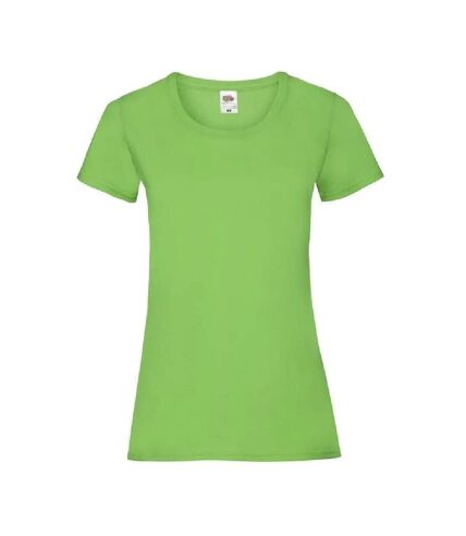Fruit Of The Loom Ladies/Womens Lady-Fit Valueweight Short Sleeve T-Shirt (Lime) - UTBC1354