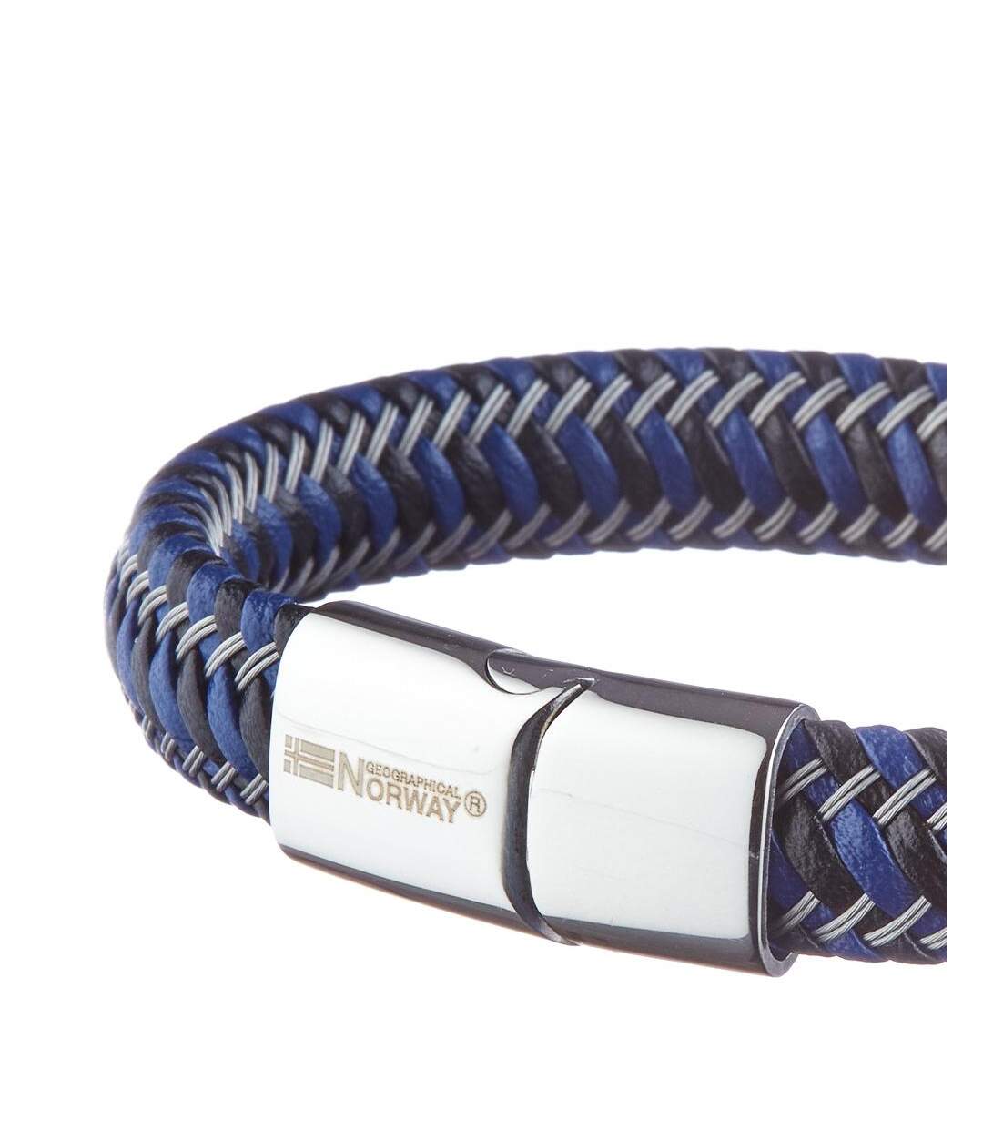 Bracelet noir/bleu  geographical norway rigide - taille unique-2