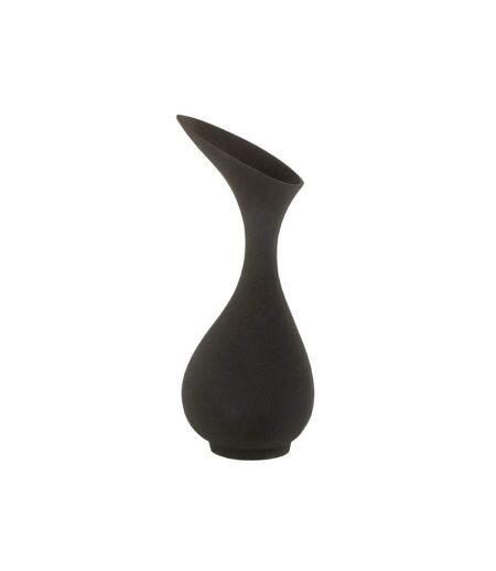 Paris Prix - Vase Design En Aluminium olivia 45cm Noir