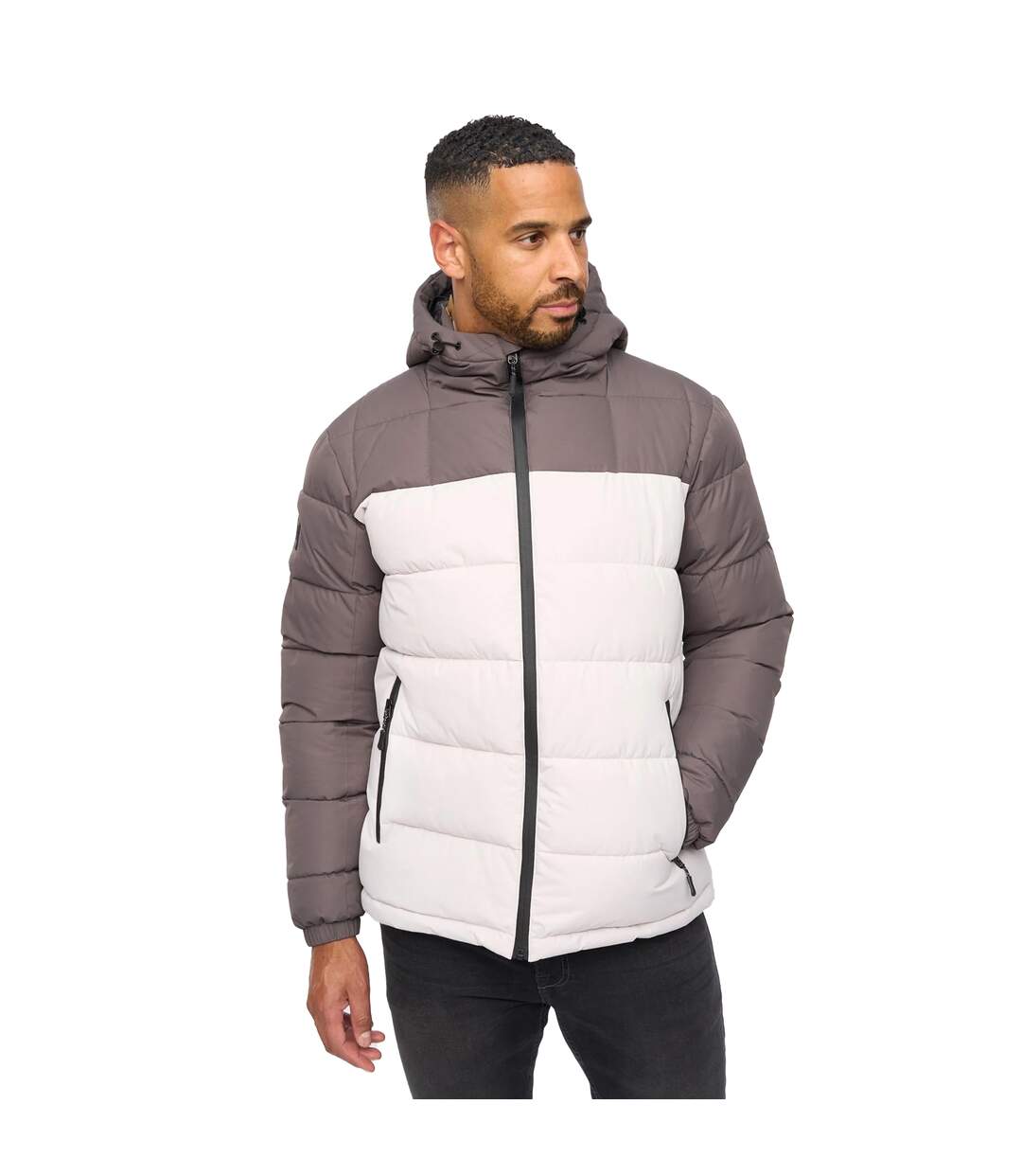 Doudoune Archdale Homme Taupe Beige Gris Bewley & Ritch-4