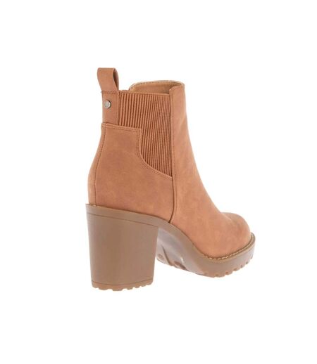 Bottines chelsea barbara femme cognac Only