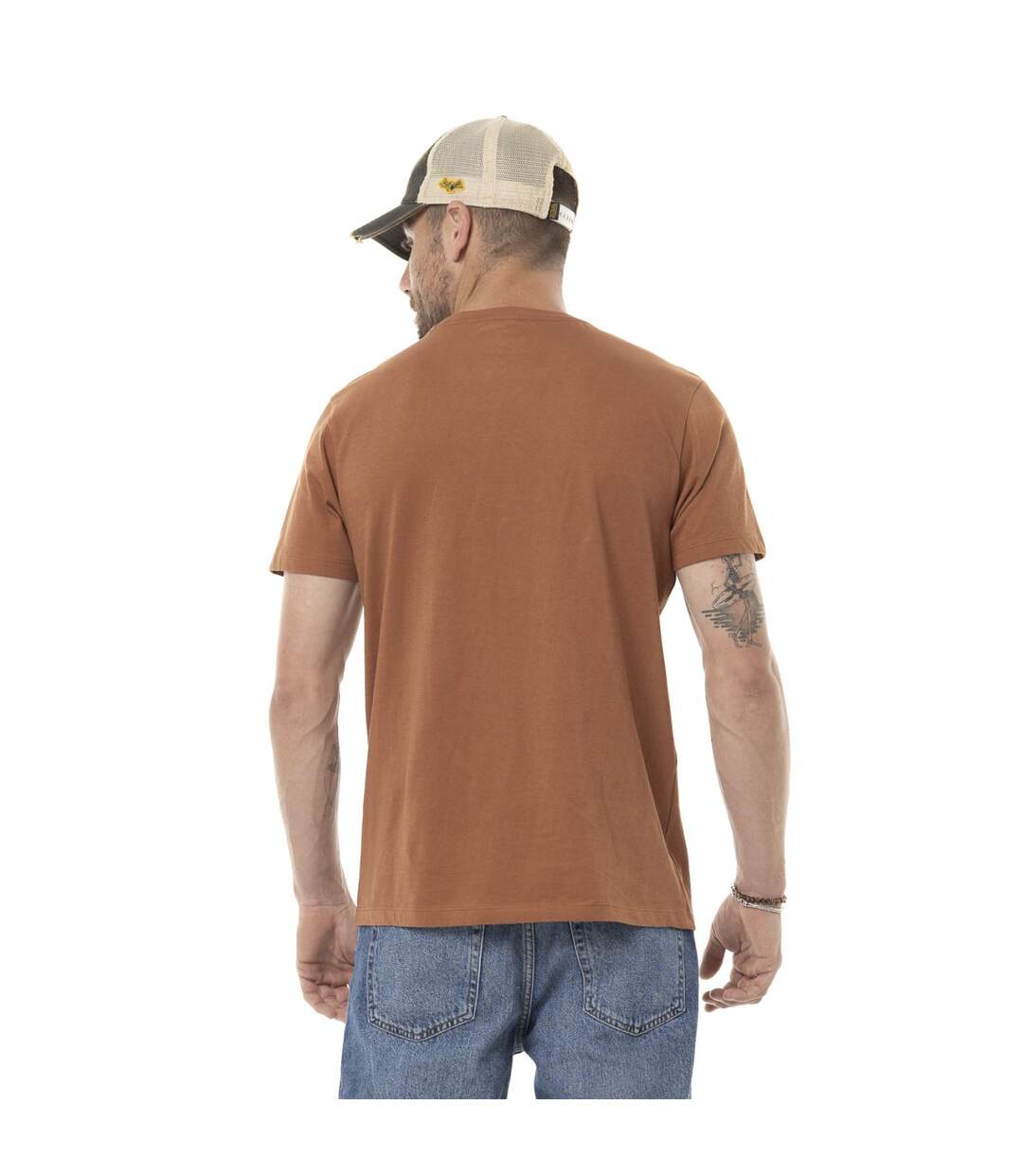 T-shirt homme regular en jersey 160gr print devant Racer Vondutch-3