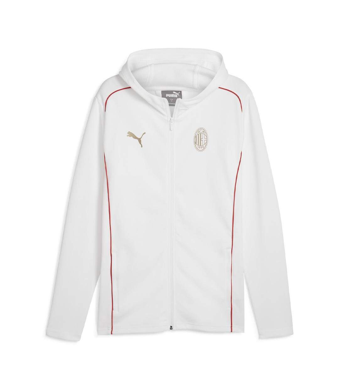AC milan veste blanche homme puma 24/25 - l-1