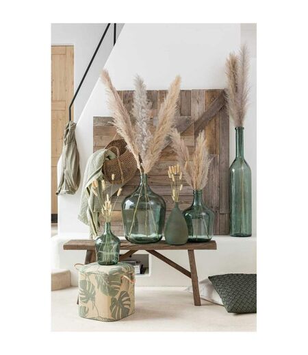 Vase Design en Verre Carafe 56cm Vert