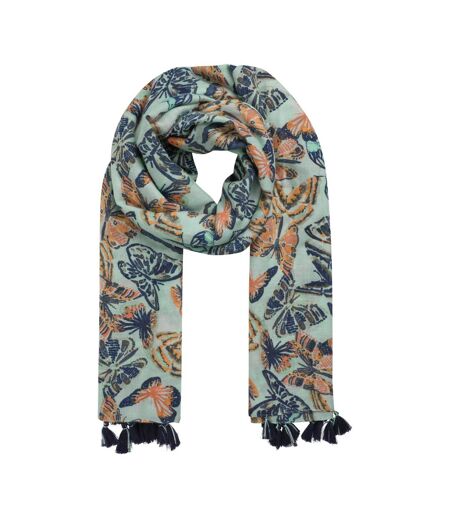 Marelia tassel eco friendly scarf one size seafoam Weird Fish