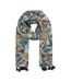 Marelia tassel eco friendly scarf one size seafoam Weird Fish-1