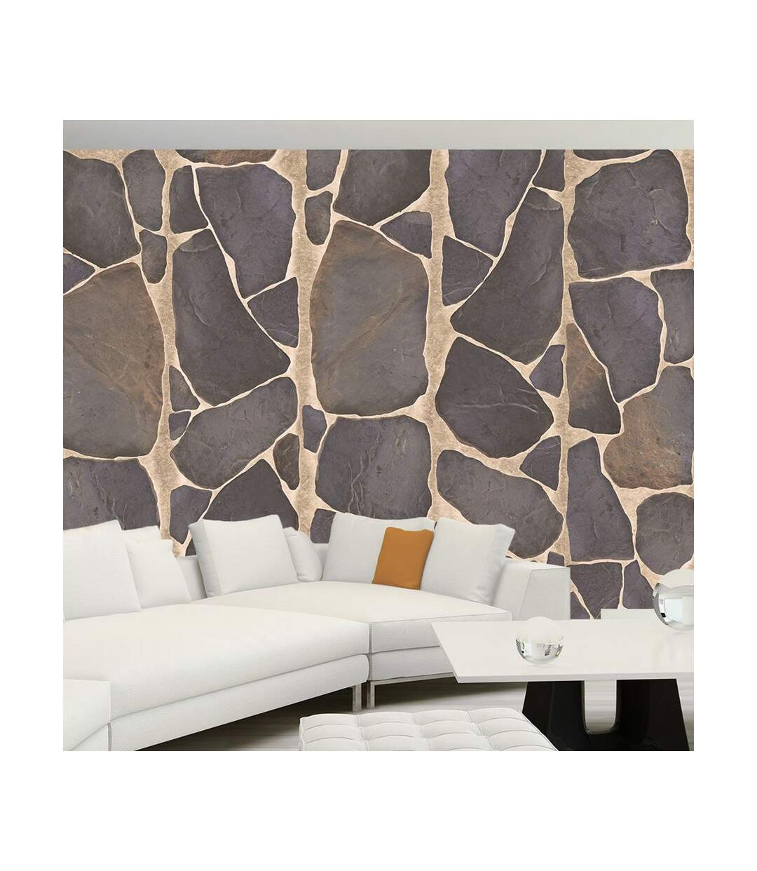 Papier Peint Rochers en Mosaique 50x1000cm-1