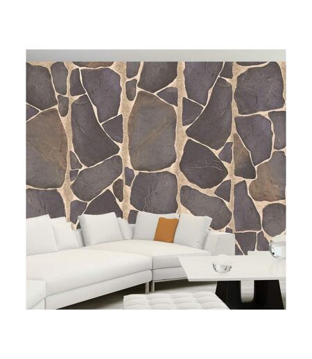 Papier Peint Rochers en Mosaique 50x1000cm