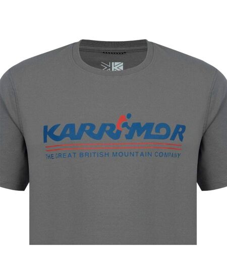T-shirt Manches Courtes Motif/style Graphique Homme Anthracite Karrimor