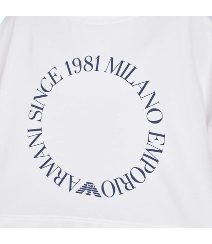 Short sleeve sweatshirt with logo 3L2M7I Women