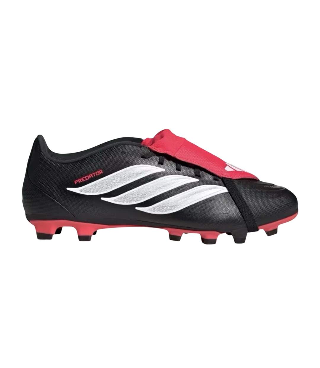 Chaussures De Foot Pour Terrain Ferme Predator Club Fxg Homme Noir Rouge Adidas-1