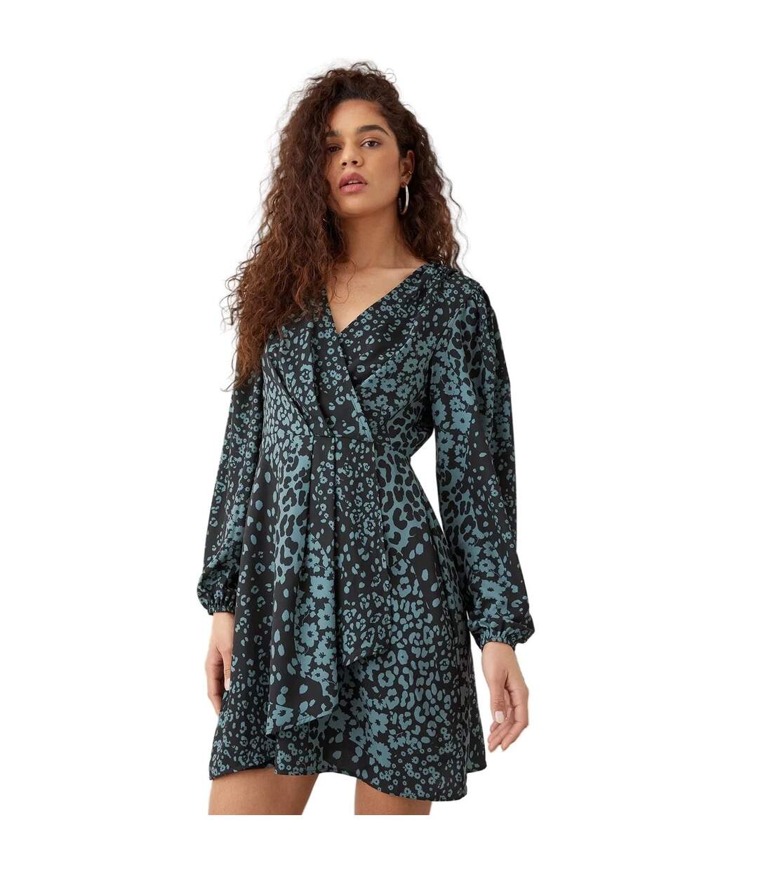 Mini robe femme kaki Dorothy Perkins-1