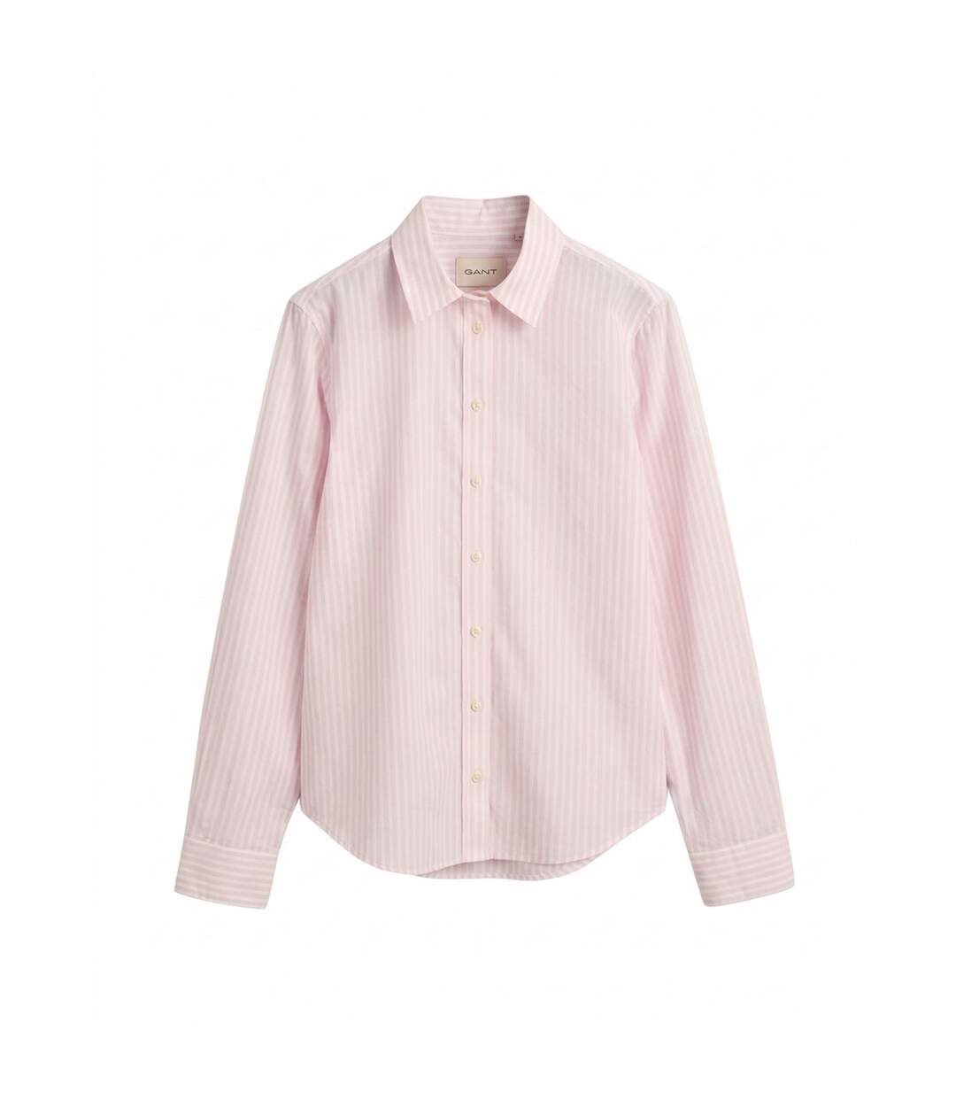 Womens/ladies Summer Button-down Shirt Light Pink Gant-2