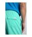 Mens banning recycled polyester eco friendly swim shorts aqua marine Weird Fish-4