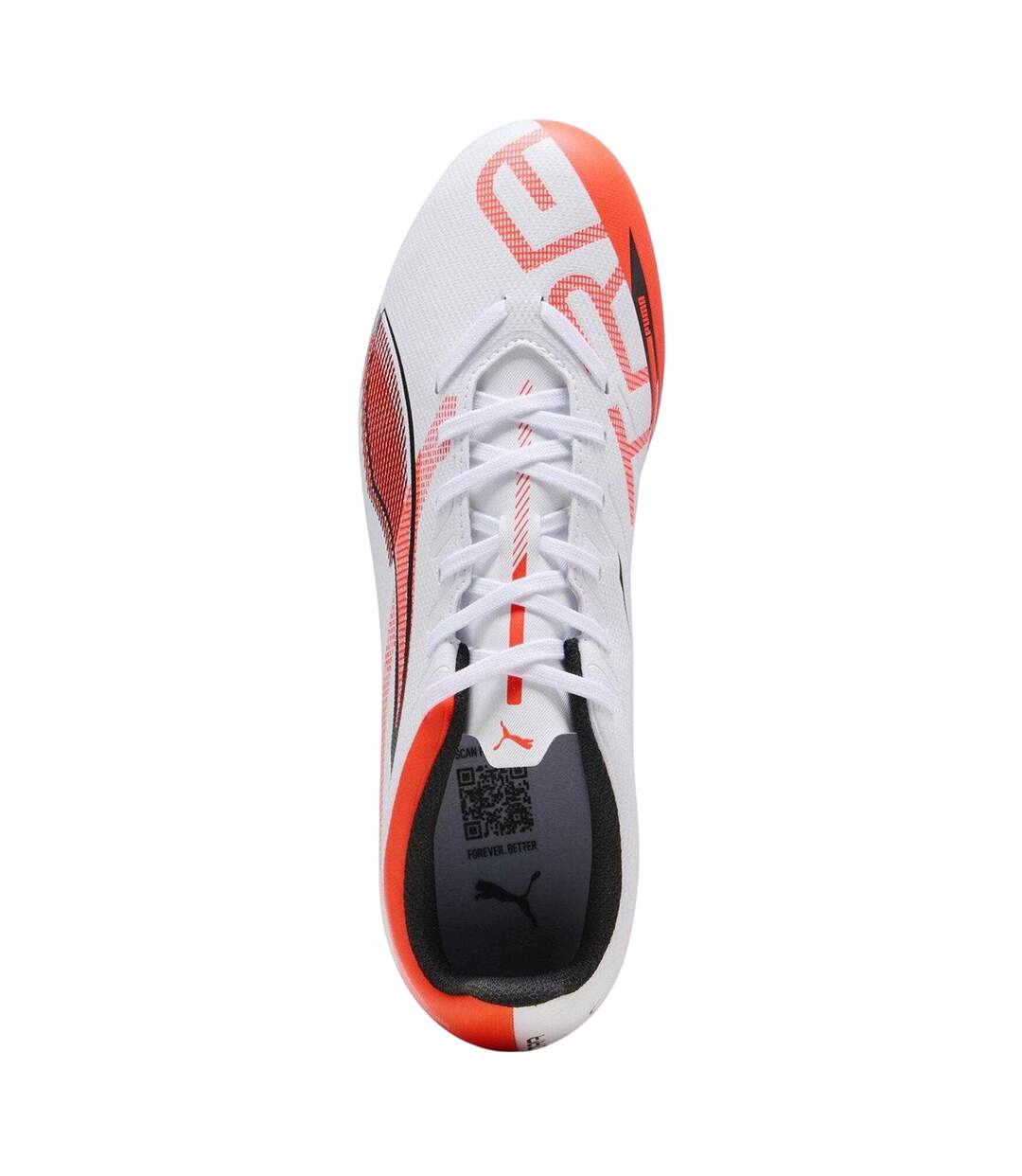 Mens Ultra 5 Play Firm Ground Football Boots  White Puma-4
