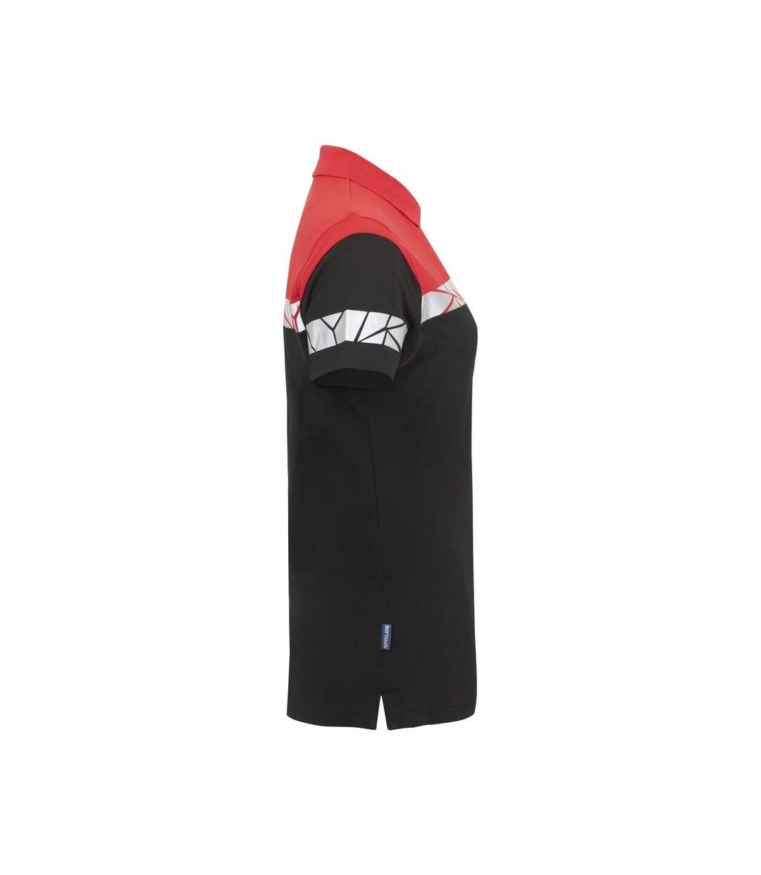 Polo Progression Femme Noir Rouge Projob-4