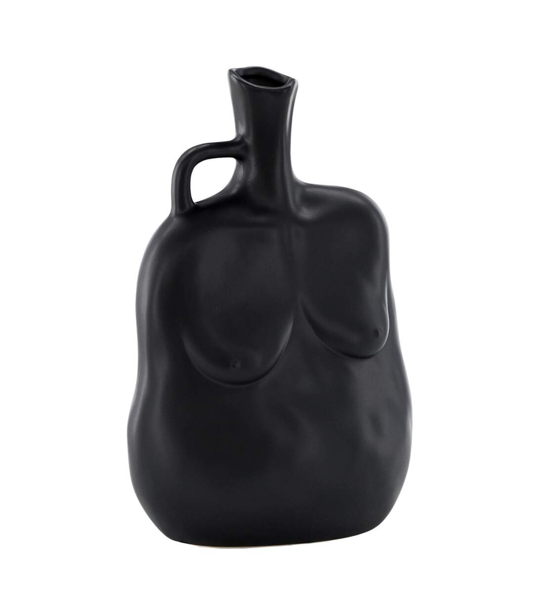 Vase Buste en Céramique Conta 25cm Noir-1