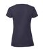 Womens/ladies iconic ringspun cotton t-shirt deep navy Fruit of the Loom