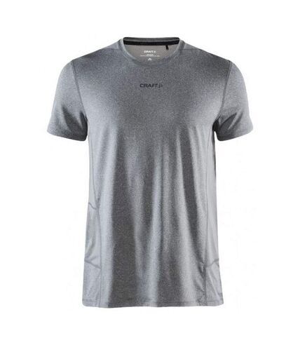 Craft Mens ADV Essence Short-Sleeved T-Shirt (Dark Grey Melange)