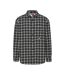 Mens Badge Flannel Pocket Shirt Black Tommy Jeans-2