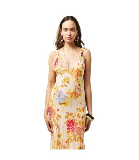 Womens/ladies Sofia Slip Dress Cream Never Fully Dressed