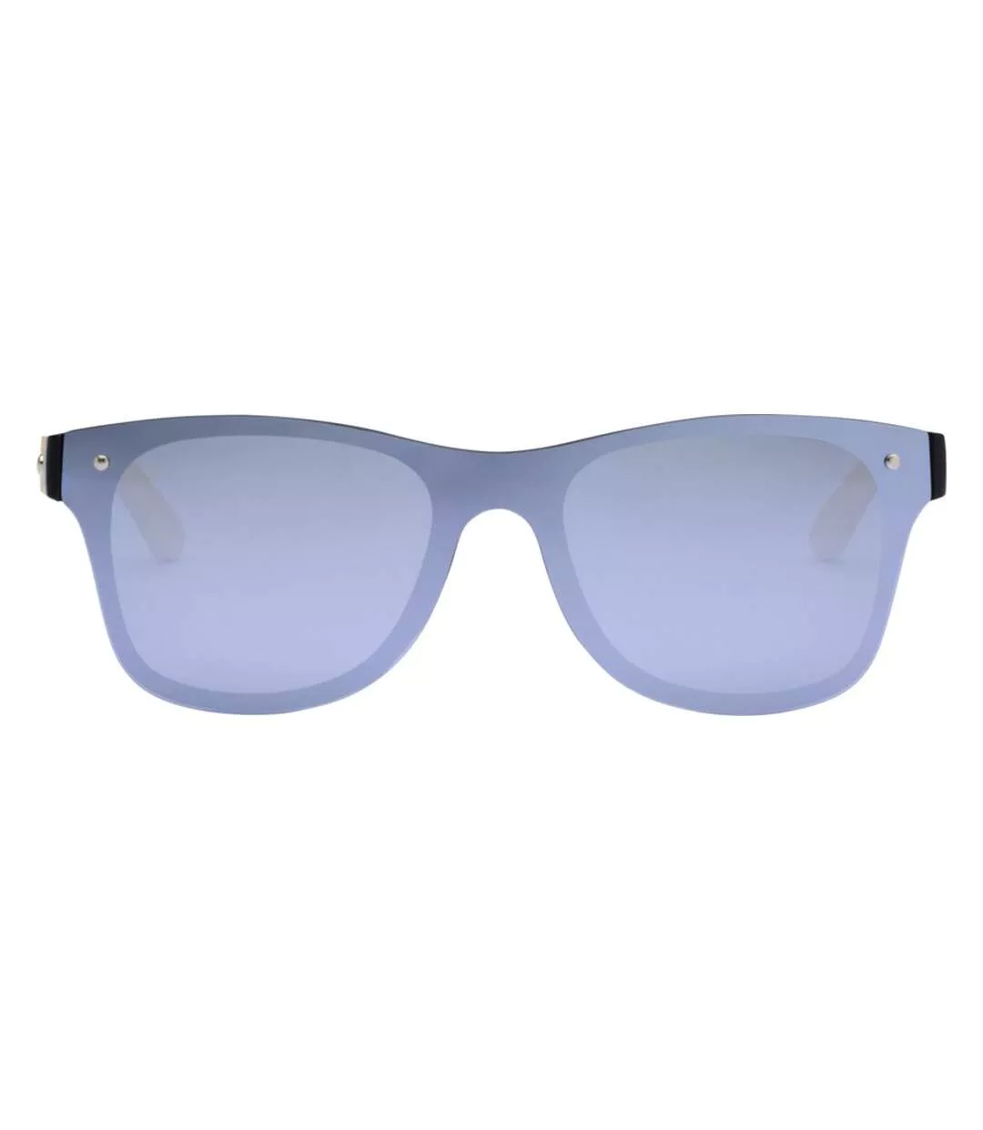 Unisex Adult Tan Bamboo Sunglasses One Size Silver Floso-1
