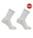 Lot De 2  Chaussettes Femme Gris Vert Salomon-1