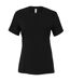 Bella + Canvas Womens/Ladies Jersey Short-Sleeved T-Shirt (Black) - UTBC4717
