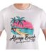 T-shirt homme en jersey 140GSM imprimé devant Hawaii Freegun-2