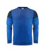 Mens Contrast Crew Neck Sweatshirt Cobalt Navy Printer PRIME-1