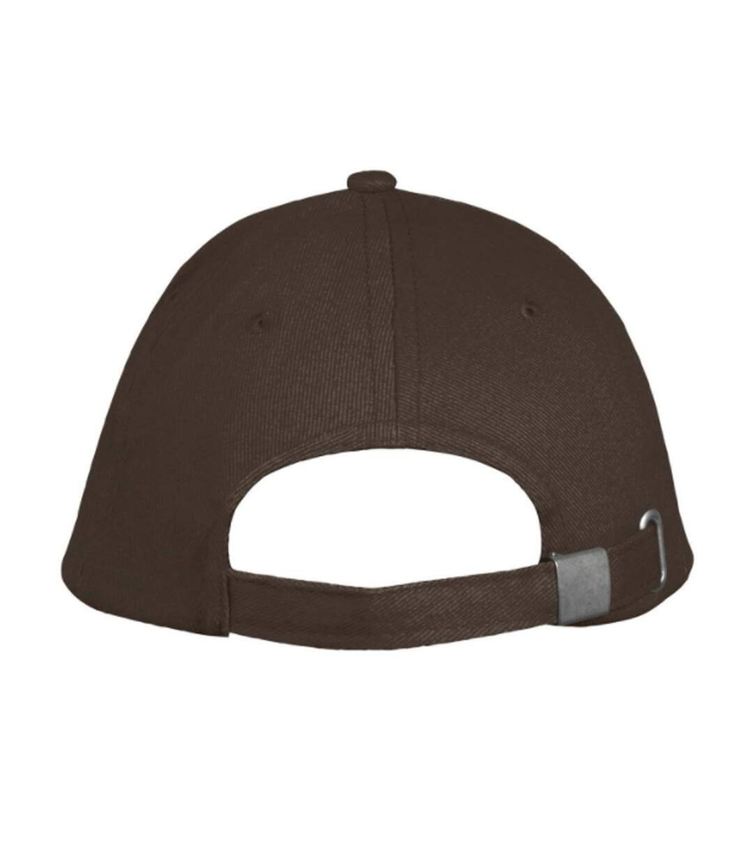 SOLS Unisex Long Beach Cap (Chocolate/Beige) - UTPC2700-3