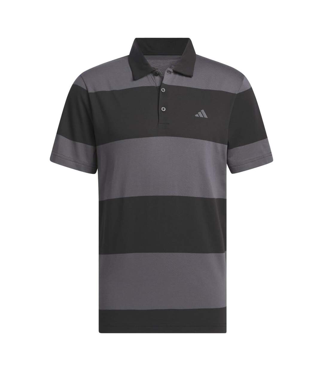 Polo homme noir / gris Adidas-1