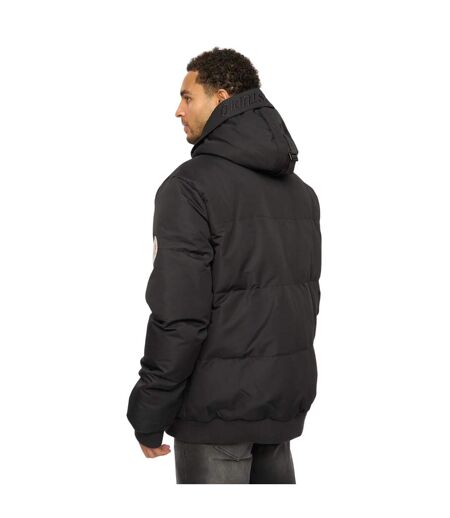 Mens Traction Bomber Jacket Black Henleys