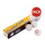 Lot De 6  Balles De Ping-pong Motif/style Logo Taille Unique Blanc Double Circle-1