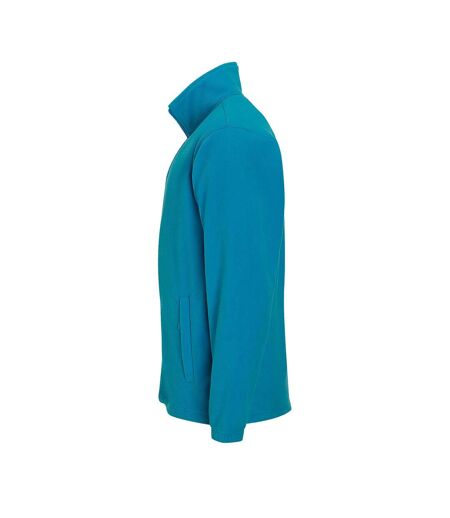 SOLS Mens North Full Zip Outdoor Fleece Jacket (Aqua)