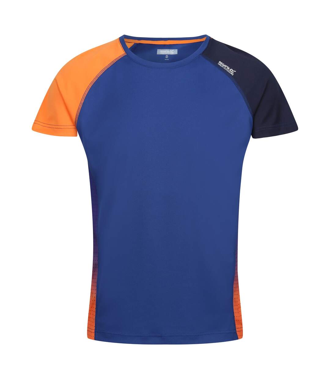 T-shirt corballis homme bleu roi / orange kaki Regatta-1