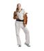 Womens/ladies Icon Vida Relaxed Fit Tracksuit Bottoms White Under Armour-1