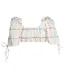 Womens/ladies Floral Cotton Puff Sleeve Crop Top White Collective The Label-3