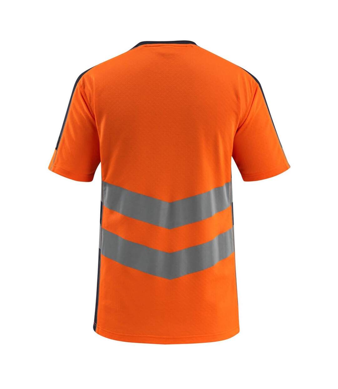 T-shirt Safe Supreme Sandwell Homme Orange Fluo Bleu Marine Foncé Mascot-2