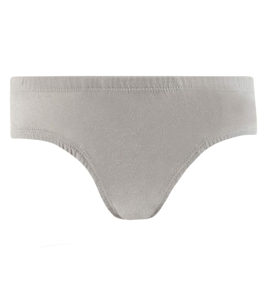 Lot de 3 slips boy rouge, gris & bleu Happy Plain by Djembé-1