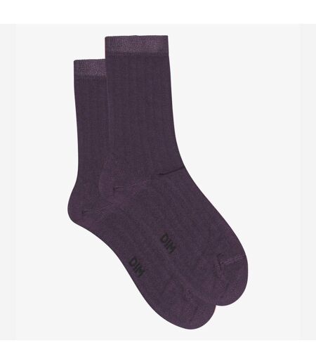 Mi-chaussettes effet satiné Mode