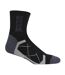 Regatta Mens Active Outdoor Socks (Pack of 2) (Black/Hawaiian Blue) - UTRG10497