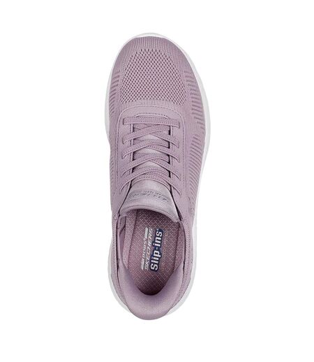 Baskets Bobs Squad Chaos Current Muse Femme Lavande Skechers