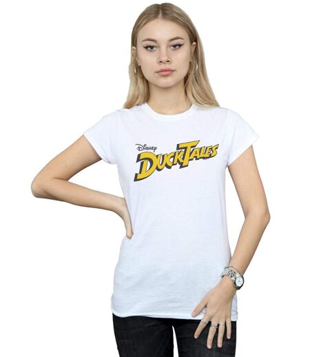 Disney - T-shirt DUCK TALES LOGO - Femme (Blanc) - UTBI16032