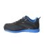 Mens Footwear Carbon Leather Safety Shoes Black Royal Blue Mascot-3